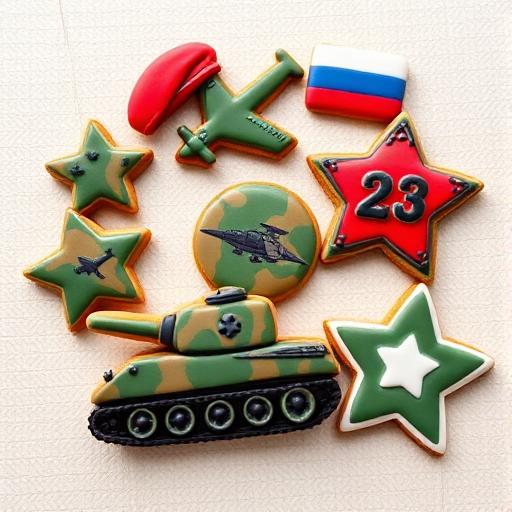 Пряники на 23 февраля